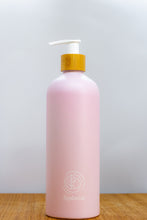 Load image into Gallery viewer, Replenish Bottle with Bamboo Lotion Pump filled with 500ml of Miniml Hand Product