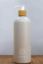 Load image into Gallery viewer, Replenish Bottle with Bamboo Lotion Pump filled with 500ml of Miniml Cleaning Product