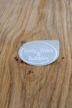 Load image into Gallery viewer, Body Wash & Bubble Bath Label