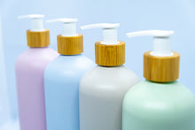 Load image into Gallery viewer, Replenish Bottle with Bamboo Lotion Pump filled with 500ml of Miniml Hand Product