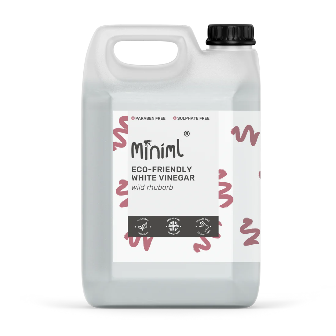 White Vinegar 5 Litre - Wild Rhubarb