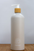 Load image into Gallery viewer, Replenish Bottle with Bamboo Lotion Pump filled with 500ml of Miniml Hand Product
