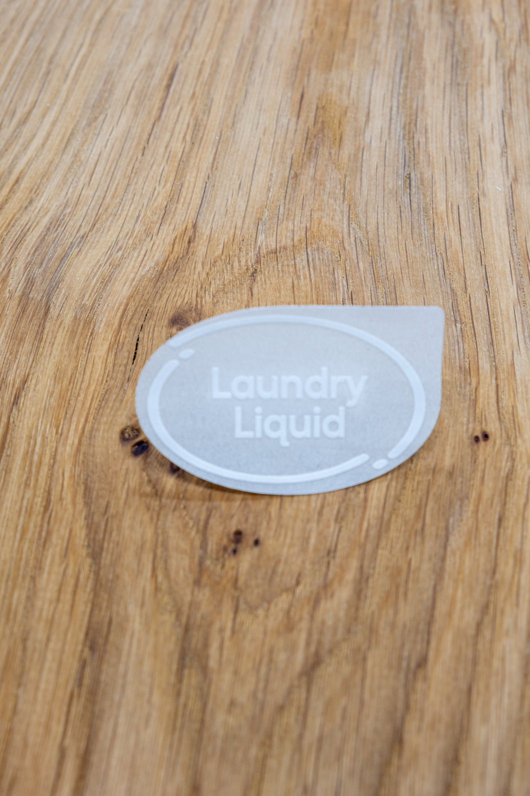 Laundry Liquid Label