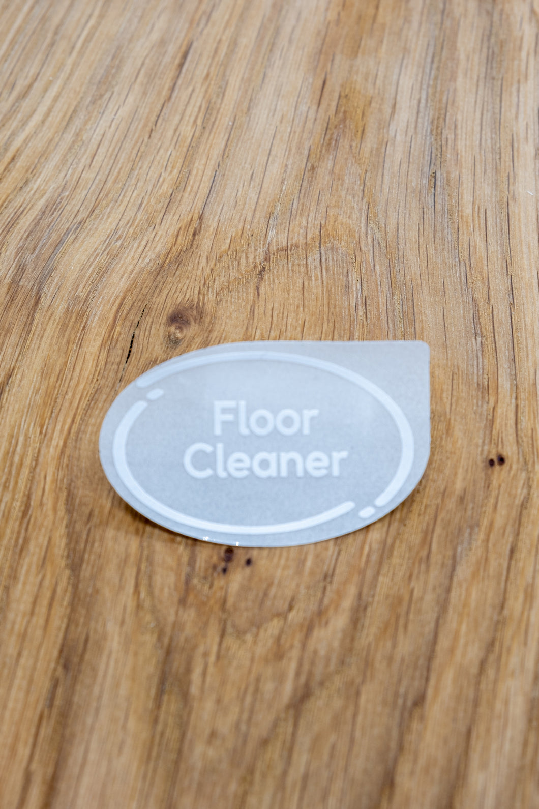 Floor Cleaner Label