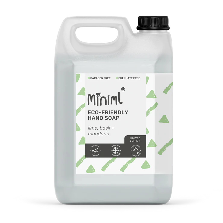 Hand Soap 5 Litres - Lime, Basil & Mandarin - Limited Edition